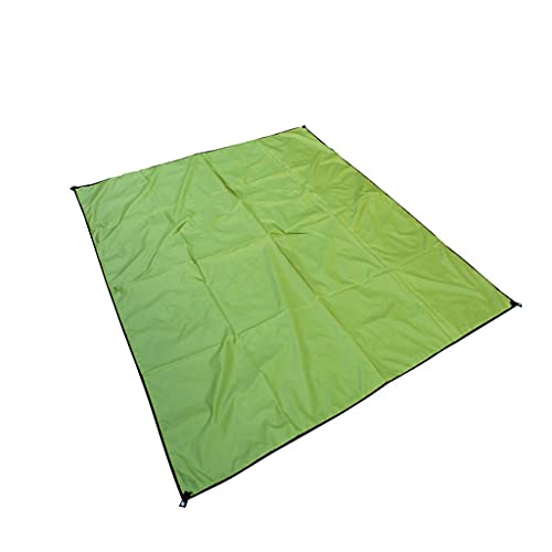 GKJHTED 210x150cm wasserdichte Zeltbodenplane Picknickmatte Taschenzelt Fußabdrücke Strandplane Sack für Camping Wandermatte von GKJHTED