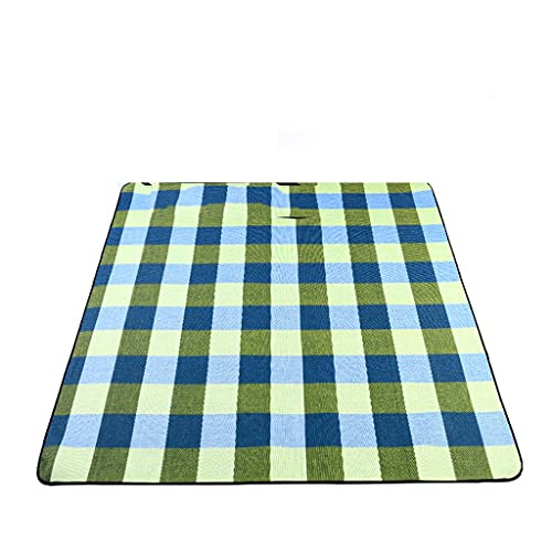GKJHTED Plaid Outdoor Faltbare wasserdichte verdickte Picknickmatte Atmungsaktive weiche tragbare Camping-Reise-Stranddecke/B von GKJHTED
