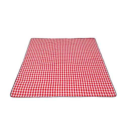 GKJHTED Plaid Outdoor Faltbare wasserdichte verdickte Picknickmatte Atmungsaktive weiche tragbare Camping-Reise-Stranddecke/a/200 * 200Cm von GKJHTED