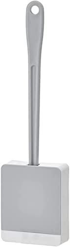 GKJHTED Toilettenbürste Toilettenbürste und Halter-Set, Toilettenbürste 2-teilig Silikon-Toilettenbürste Flache Köpfe Flexible w von GKJHTED