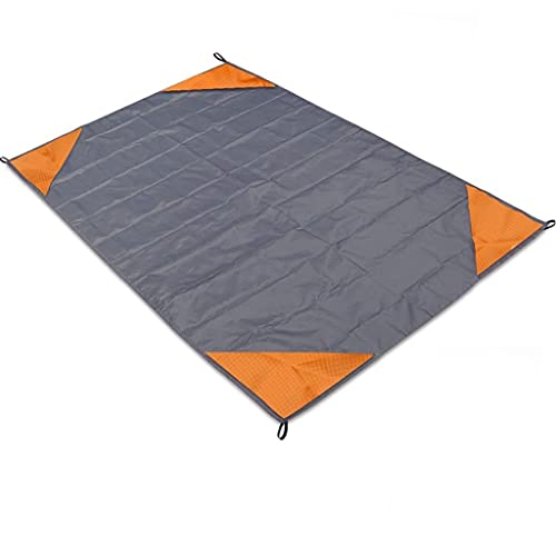 GKJHTED wasserdichte Tasche Campingmatte Stranddecke Tragbare Picknickmatte Matratze Outdoor Camping Picknick Reisematte Sand/Grau / 140 * 180Cm von GKJHTED