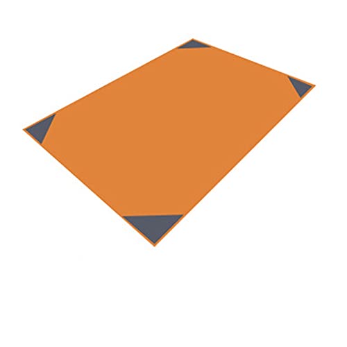 GKJHTED wasserdichte Tasche Campingmatte Stranddecke Tragbare Picknickmatte Matratze Outdoor Camping Picknick Reisematte Sand/Orange / 140 * 220Cm von GKJHTED