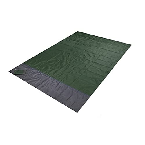 GKJHTED wasserdichte Tasche Outdoor Stranddecke Faltbare Campingmatte Matratze Tragbare Leichte Picknickmatte/Blau/140 * 210Cm von GKJHTED