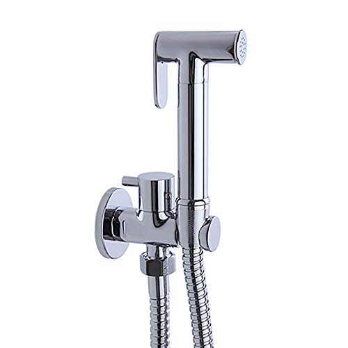 Hand-Bidet-Sprüher aus Messing für die Toilette, verchromtes Bidet-Sprühset für die Toilette, an der Wand montiertes Badezimmer-Sprühset für Hand-Bidet-Sprüher aus Messing für die Toilette, verchromtes Bidet-Sprühset für die Toilette, an der Wand montiertes Badezimmer-Sprühset für von GKJHTED