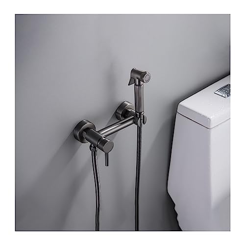 Hand-Bidet-Sprüher für die Toilette, Bidet-Sprühhahn für heißes und kaltes Wasser für die Toilette, an der Wand montierter Messing-Duschkopf Hand-Bidet-Sprüher für die Toilette, Bidet-Sprühhahn für heißes und kaltes Wasser für die Toilette, an der Wand montierter Messing-Duschkopf von GKJHTED