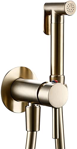 Hand-Bidet-Sprüher für die Toilette, an der Wand montiertes Einhand-Bidet-Wasserhahn-Set für heißes und kaltes Badezimmer mit Schlauch und H Hand-Bidet-Sprüher für die Toilette, an der Wand montiertes Einhand-Bidet-Wasserhahn-Set für heißes und kaltes Badezimmer mit Schlauch und H von GKJHTED