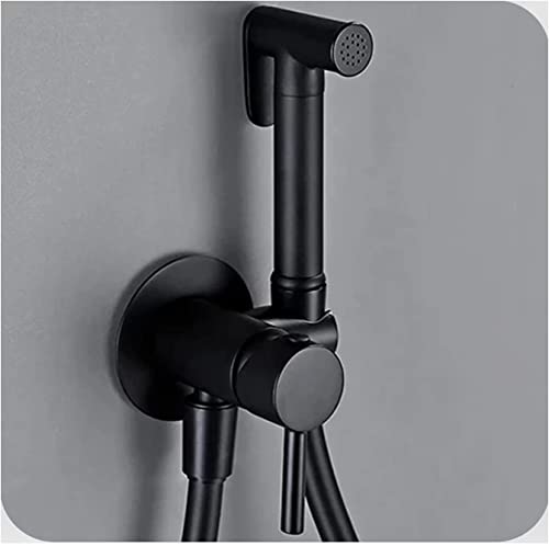 Hand-Bidet-Sprüher für die Toilette, an der Wand montiertes Einhand-Bidet-Wasserhahn-Set für heißes und kaltes Badezimmer mit Schlauch und H Hand-Bidet-Sprüher für die Toilette, an der Wand montiertes Einhand-Bidet-Wasserhahn-Set für heißes und kaltes Badezimmer mit Schlauch und H von GKJHTED