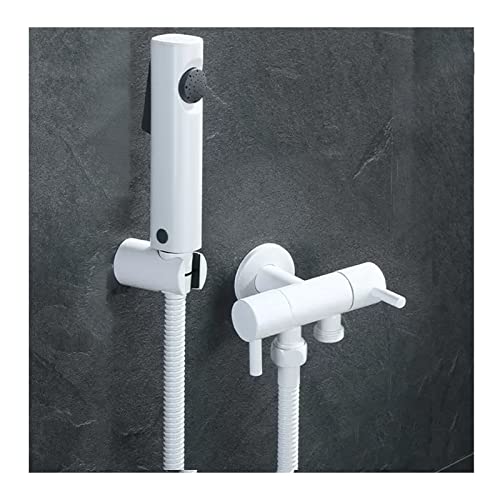 Hand-Bidet-Sprühgerät für die Toilette, einzelnes, an der Wand montiertes Bidet-Sprühgerät für kalte Badezimmertoiletten mit 59-Zoll-Schlauc Hand-Bidet-Sprühgerät für die Toilette, einzelnes, an der Wand montiertes Bidet-Sprühgerät für kalte Badezimmertoiletten mit 59-Zoll-Schlauc von GKJHTED