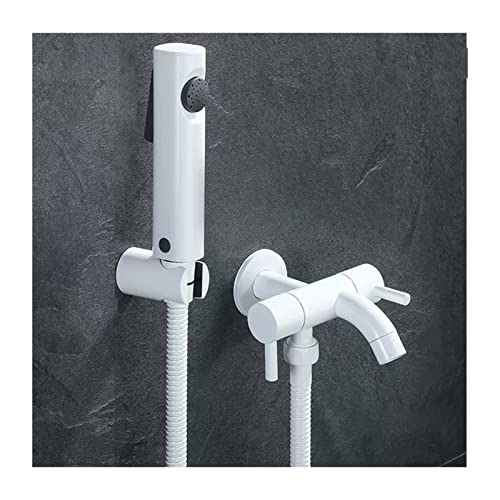 Hand-Bidet-Sprühgerät für die Toilette, einzelnes, an der Wand montiertes Bidet-Sprühgerät für kalte Badezimmertoiletten mit 59-Zoll-Schlauc Hand-Bidet-Sprühgerät für die Toilette, einzelnes, an der Wand montiertes Bidet-Sprühgerät für kalte Badezimmertoiletten mit 59-Zoll-Schlauc von GKJHTED