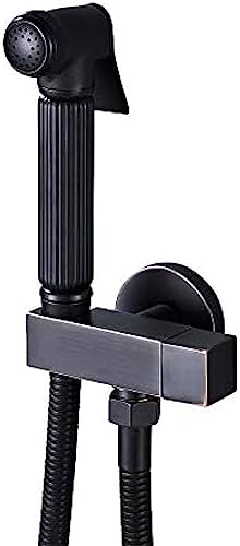 Sprühkopf Wandmontage Badezimmer Wasserhahn Dusche Wasserhahn Toilette Messing Waschmaschine Wasserhahn-Schwarz Bronze,Schwarz Bronze von GKJHTED