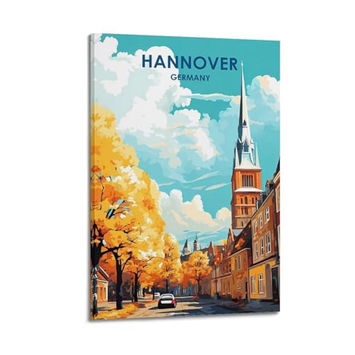 GKLIOZ Hannover Deutschland, Vintage-Reise-Poster, Bild, Druck, Leinwand, Wandfarbe, Kunst, Dekoration, moderne Wohnkunstwerke, Idee, 40 x 60 cm GKLIOZ Hannover Deutschland, Vintage-Reise-Poster, Bild, Druck, Leinwand, Wandfarbe, Kunst, Dekoration, moderne Wohnkunstwerke, Idee, 40 x 60 cm von GKLIOZ
