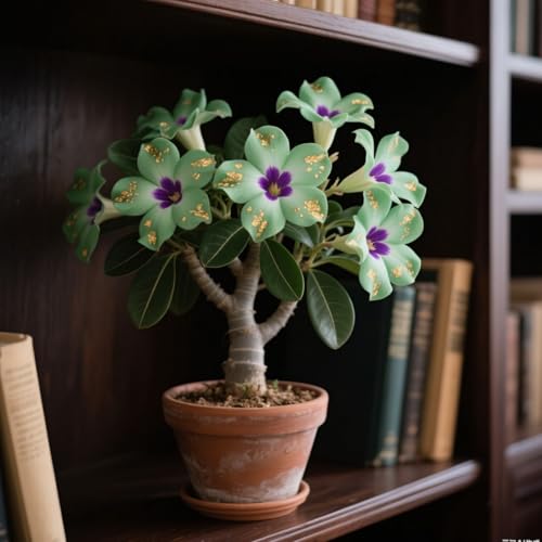 Adenium Obesum, Winterhart Wüstenrosen, PflanztöPfe Zum ZüChten Von Topfpflanzen für drinnen und draußen,Gartenpflanzen Winterhart MehrjäHrig-3 Stängel-G Adenium Obesum, Winterhart Wüstenrosen, PflanztöPfe Zum ZüChten Von Topfpflanzen für drinnen und draußen,Gartenpflanzen Winterhart MehrjäHrig-3 Stängel-G von GKUHGCA