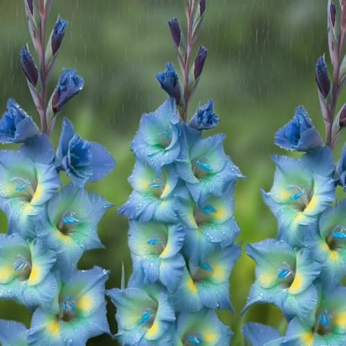 Gladiolen XXL-Mischung 10 Stück - Farbenfrohe Exklusiv-Sorten, Pflegeleicht & Lange Blütezeit Ideal für Anfänger-15 Stängel-B Gladiolen XXL-Mischung 10 Stück - Farbenfrohe Exklusiv-Sorten, Pflegeleicht & Lange Blütezeit Ideal für Anfänger-15 Stängel-B von GKUHGCA