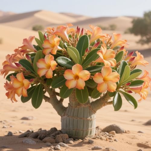 Wüstenrosenzwiebeln XXL-Mischung 10 Stück - Farbenfrohe Exklusiv-Sorten, -1 Stängel-J Wüstenrosenzwiebeln XXL-Mischung 10 Stück - Farbenfrohe Exklusiv-Sorten, -1 Stängel-J von GKUHGCA