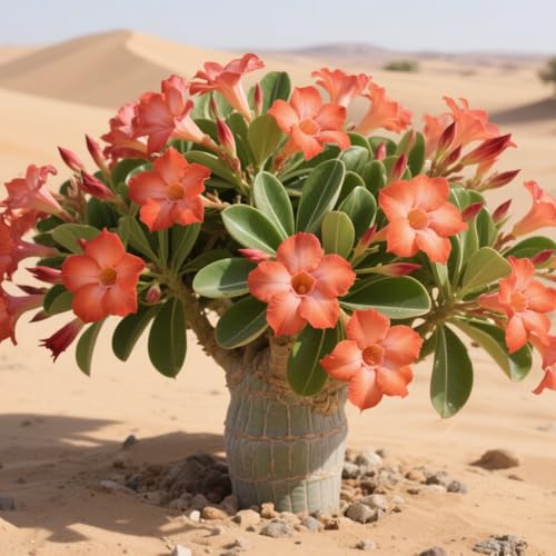 Wüstenrosenzwiebeln XXL-Mischung 10 Stück - Farbenfrohe Exklusiv-Sorten, -3 Stängel-A Wüstenrosenzwiebeln XXL-Mischung 10 Stück - Farbenfrohe Exklusiv-Sorten, -3 Stängel-A von GKUHGCA