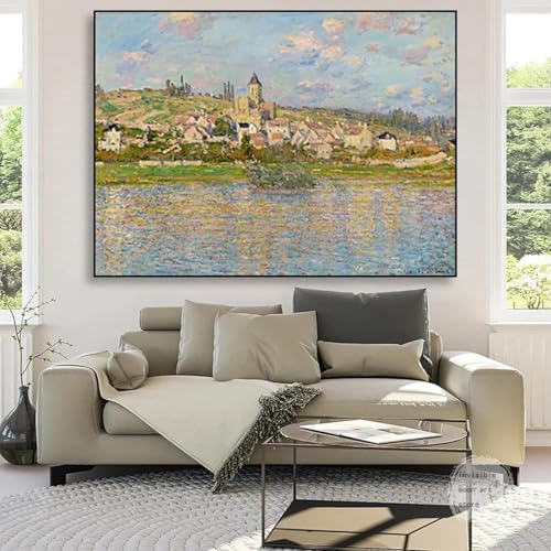 GKUVBF Claude Monet Ausstellungswerke Gartenboot Seelandschaft Retro-Kunstplakat Leinwandgemälde Wanddrucke Bild Wohnkultur 40x60cm Rahmenlos GKUVBF Claude Monet Ausstellungswerke Gartenboot Seelandschaft Retro-Kunstplakat Leinwandgemälde Wanddrucke Bild Wohnkultur 40x60cm Rahmenlos von GKUVBF