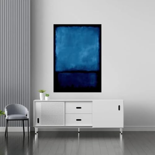 Mark Rothko Museum Ausstellung Moderne abstrakte Kunst Poster Leinwand Malerei Wanddrucke Bild für Wohnzimmer Heimdekoration 70x105cm Rahmenlos von GKUVBF