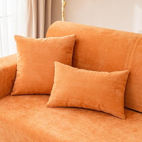 GKXLH 1 x Sofakissenbezug – solider weicher Stretch-Kissenbezug, 45 x 45 cm, quadratischer Kissenbezug für Couch, Sofa, Heimdekoration GKXLH 1 x Sofakissenbezug – solider weicher Stretch-Kissenbezug, 45 x 45 cm, quadratischer Kissenbezug für Couch, Sofa, Heimdekoration von GKXLH