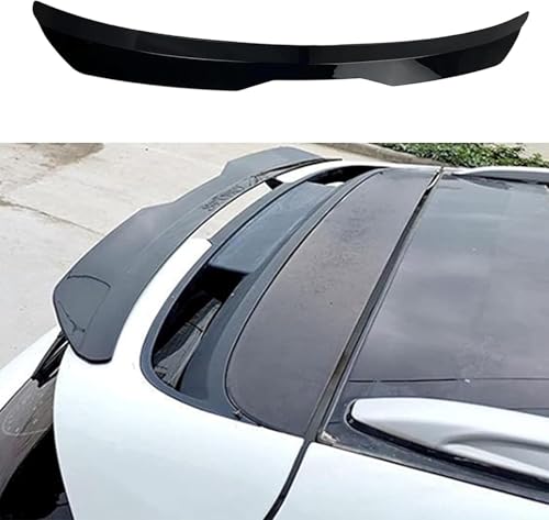 GKXTLTONG Auto Heckspoiler für Citroen C1 I (Phase I, 2005 5-Door) 2005 2006 2007 2008, Look Body Kit Rear Wing Trunk Spoiler Wing Tail Improved Handling Rear Boot Aerodynamic,A/Black von GKXTLTONG