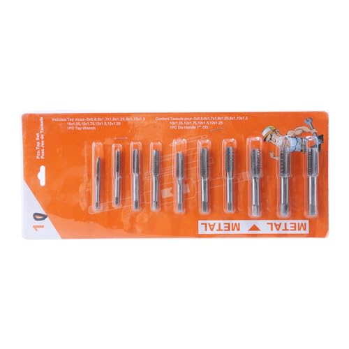 10pcs Maschine Tippen Sie Auf Geradlinige Rillen Schraubendreherschraubengewinde Metrisch Metallbearbeitungswerkzeug Reparaturwerkzeug Für Uhren Uhren Gewinde 10pcs Maschine Tippen Sie Auf Geradlinige Rillen Schraubendreherschraubengewinde Metrisch Metallbearbeitungswerkzeug Reparaturwerkzeug Für Uhren Uhren Gewinde von GKYQVE