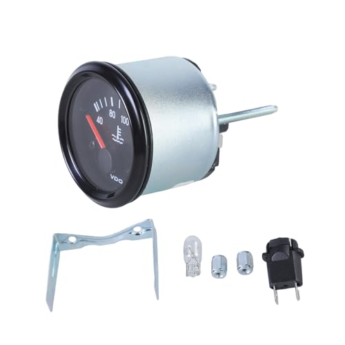 12 V/24 V Autotemperaturmesser Wassertemperaturmesser 40-120 ℃ Temperaturthermometer Messgeräte Temperatur Temperaturmesser Messgerät von GKYQVE