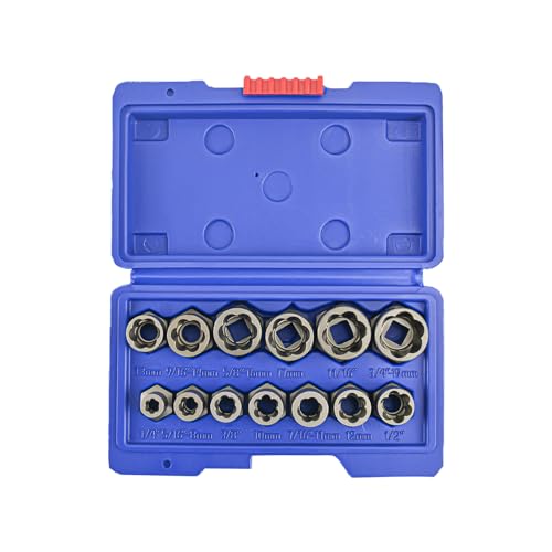 13pcs Beschädigte Nuss Extraktor Sechseck Abbau Hülle Extraktor Sockel Entfernungstool Bequemer Speicherbox Verschiedener Größe 13pcs Beschädigte Nuss Extraktor Sechseck Abbau Hülle Extraktor Sockel Entfernungstool Bequemer Speicherbox Verschiedener Größe von GKYQVE