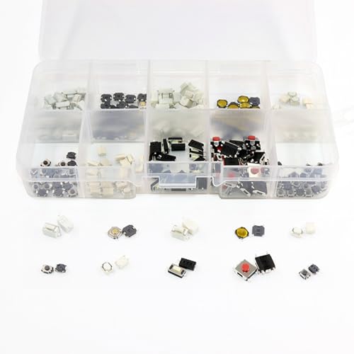 250pcs Touch Pushtaste Ersatz 10 Typen Autoschlüssel Fernbedienungsschlüssel Taste Touch Mikroschalter Einfach Zu Verwendende Momentandrückungsschalter 250pcs Touch Pushtaste Ersatz 10 Typen Autoschlüssel Fernbedienungsschlüssel Taste Touch Mikroschalter Einfach Zu Verwendende Momentandrückungsschalter von GKYQVE