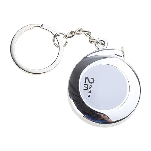 2m Bands Messschlüsselketten Stahl Professionelles Einziehbares Tragbares Keyring Pull Tape von GKYQVE