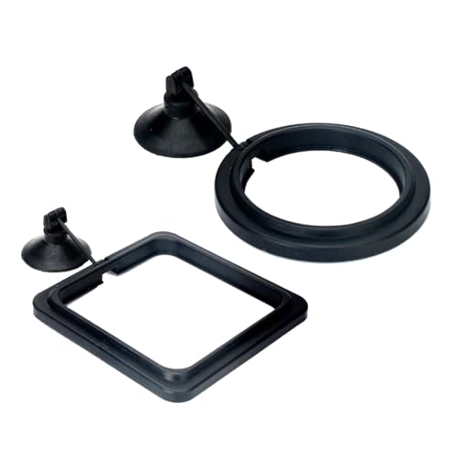 2pcs Aquarien Fütterungsringe Haltbarkeit Silikone Feeder Fischfuttermittel Runde Büro Fischtanks Werkzeug Home Aquarien Versorgung von GKYQVE