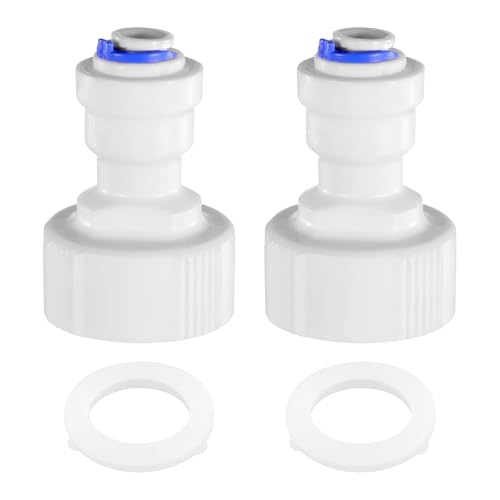 2pcs Food Safe Quick Connector Adapter Leckdofache Lastic Ausstattung Für RO Systeme Kühlschränke Kaffeemaschinen Aquarien Systemanschlüsse von GKYQVE