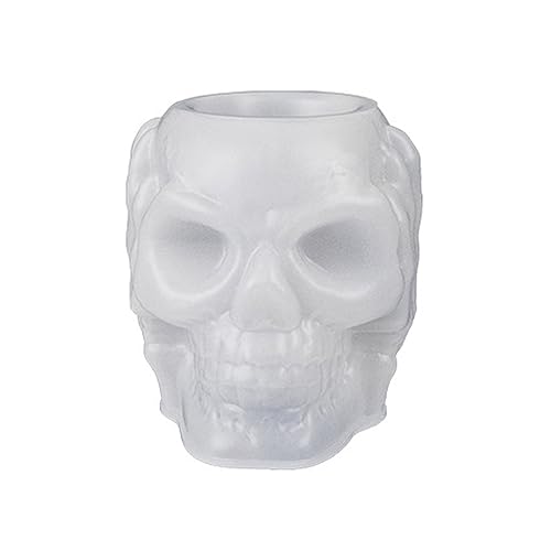 3 Stile Schädel Blumenpot Silikonform Epoxidharz Dekoration Machen Seife Schmelze Tonhöde Für Wohnkultur Blumenkapseln Zum Gießen von GKYQVE