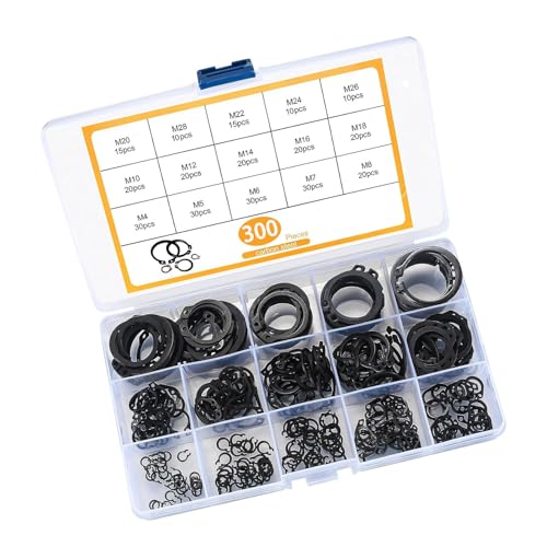 300pcs 4 Mm Bis 28 Verschiedene Clipringe Einstellen Stahlbehälter Einfacher Installationsbehebung Für Wellen Mechanische Reparaturhardware Geeignet 300pcs 4 Mm Bis 28 Verschiedene Clipringe Einstellen Stahlbehälter Einfacher Installationsbehebung Für Wellen Mechanische Reparaturhardware Geeignet von GKYQVE