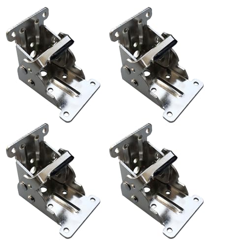 4pcs 90 Grad Folding Scharnier Selbstverriegelungsstuhl Beinhalterung Klapptisch Erweiterung Halterung Hochleistungsfaltbare Selbstverriegelungsscharniermöbel Hardware von GKYQVE