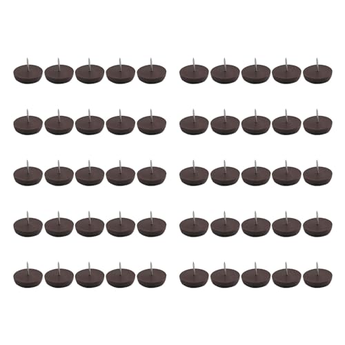 50 PCs Antiskratchmöbel Stuhl Bein Füße Pads Holzboden Beschützer Filznagel Schieberegleiter Pad Hardware Filzpolster Stuhl Beinbodenschutz Nicht Schlau von GKYQVE