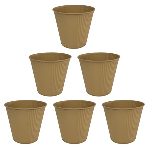 6 Pcs Blumentöpfe Metall Eisenpflanzentöpfe Holds Großer Zaungeländer Balkon Garten Eimer Pflanzer Für Innenräume Freien Eisen Pflanzer 6 Pcs Blumentöpfe Metall Eisenpflanzentöpfe Holds Großer Zaungeländer Balkon Garten Eimer Pflanzer Für Innenräume Freien Eisen Pflanzer von GKYQVE