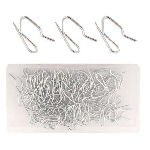 60pcs Vorhang Haken Set Für Elegante Fensterdressingmultifunktionen Drapery Haken Einfache Installationen Für Tür Und Duschbehänge Einfacher Installation Vorhangstift von GKYQVE