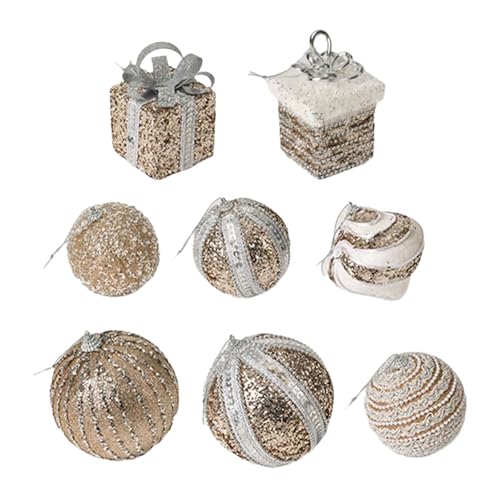 8pcs Glitzernde Weihnachtskugeln Baum Ball Ornament Für Türkranz Mantels Fenster Urlaub Party Mittelstücke Familienfreundliche Dekoration 8pcs Glitzernde Weihnachtskugeln Baum Ball Ornament Für Türkranz Mantels Fenster Urlaub Party Mittelstücke Familienfreundliche Dekoration von GKYQVE