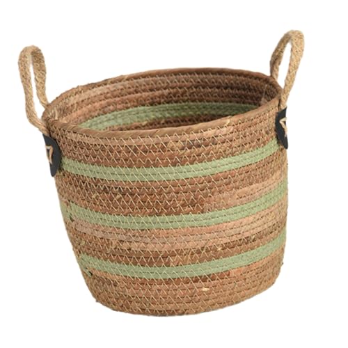 Bananenseilkorb Für Aufbewahrungswäsche Und Pflanzenausstellung Dekorativen Pflanzer Gewebte Kleidung Organizer Atmungsaktiv von GKYQVE