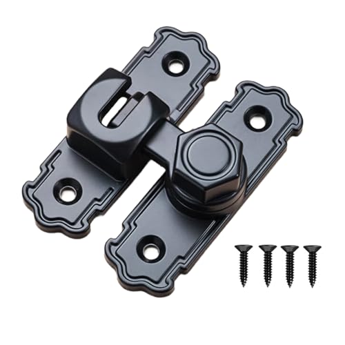 Compact No Security Riegel Aluminium Scheunenverriegelungsmechanismus Swing Gate Riegel Für 90/180 Grad Türanwendungen Aluminium Türschraube Eingestellt Compact No Security Riegel Aluminium Scheunenverriegelungsmechanismus Swing Gate Riegel Für 90/180 Grad Türanwendungen Aluminium Türschraube Eingestellt von GKYQVE