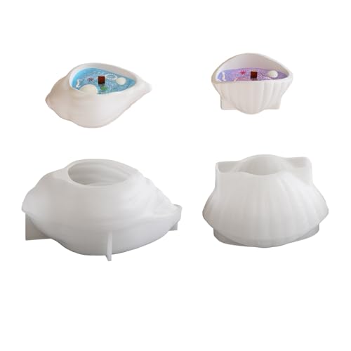 Conch Form Silicon Tablett Für Epoxidharzkasten Meeresschnecken Schmuckplatten Kerzenhalter Kunst Handwerk Home Dekoration Schmuckplatte Schimmel von GKYQVE