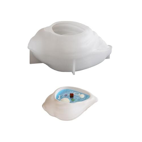 Conch Form Silicon Tablett Für Epoxidharzkasten Meeresschnecken Schmuckplatten Kerzenhalter Kunst Handwerk Home Dekoration Schmuckplatte Schimmel von GKYQVE
