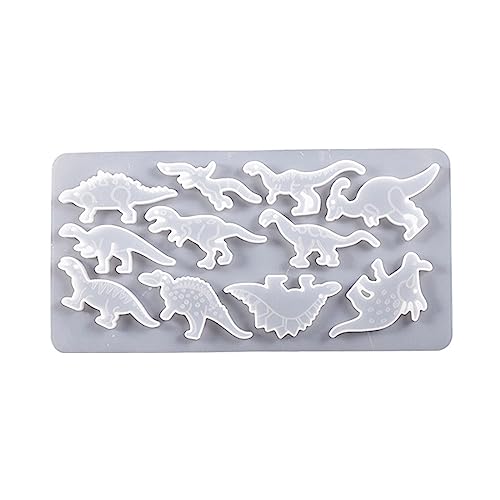 Dinosaurier Silikonform Für Schlüsselbundschmuck Herstellen Super Glänzende Epoxidform Handgefertigtes Harz Keychain Pendell von GKYQVE