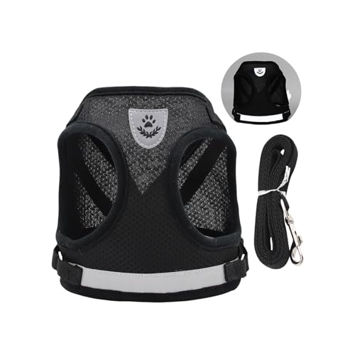 GKYQVE Einstellen Von NET Hundekabelbaum Für Reflektierende Sicherheitsdesigns Einfacher Tragen des Brustbands Für Kleine Wanderausrüstung Kleine Sicherheitsweste von GKYQVE