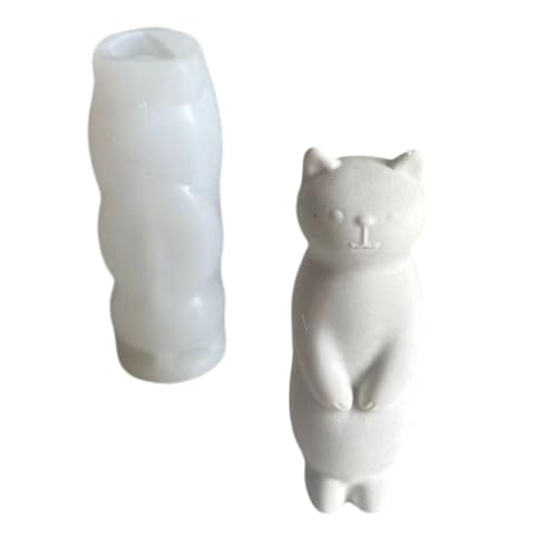 Elegante Katzen Duftende Kerzenform Detaillierte Katzen Designs Silikonform Für Duftende Kerzen Die Hobbyisten Hochtemperaturresistent Machen von GKYQVE