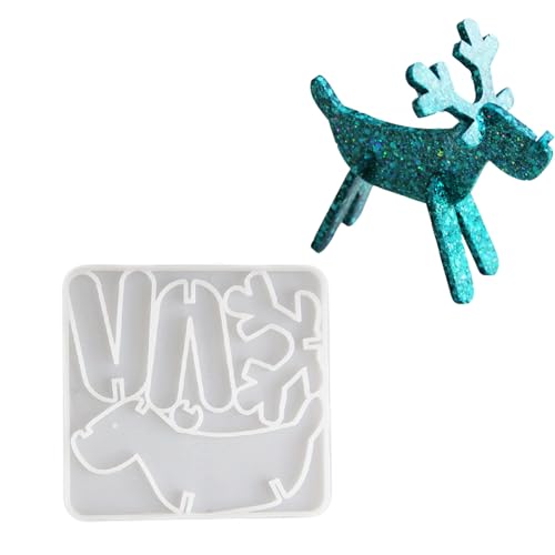 Flexible Silikonform Rentier Figur Weihnachtsdekoration Form Temperaturbeständiges Form Für Desktop Ornamentstemperamentresistente Flexible Silikonform Rentier Figur Weihnachtsdekoration Form Temperaturbeständiges Form Für Desktop Ornamentstemperamentresistente von GKYQVE