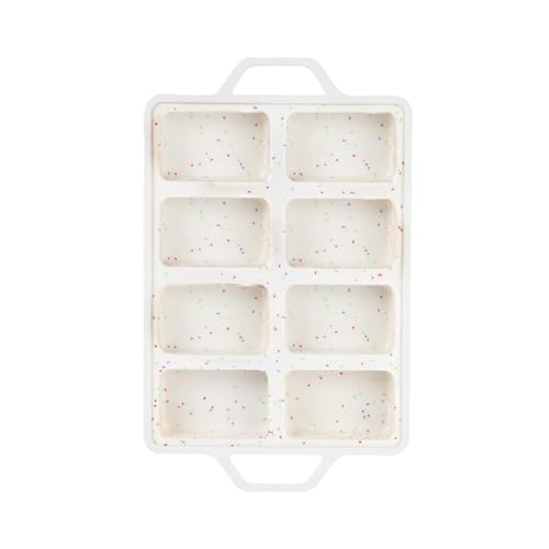 Flexibler Silikonkuchenform 8 Hohlraum Miniaturbrot Pfannen Für Ofen Und Mikrowelle Verwenden Sie Kreative Dessert Backform Muffins Und Cupcakes Maker von GKYQVE