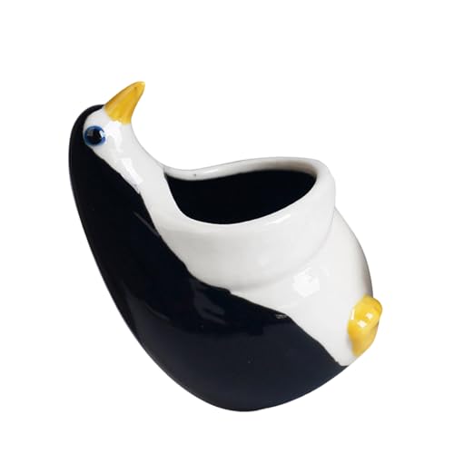 GKYQVE 3.. Keramik Tierblumen Pflanzer Fensterbox Kaktusbehälter Mutter Schlafzimmer Home Schreibtisch Ornament Raumsparende Keramik Pflanzer von GKYQVE