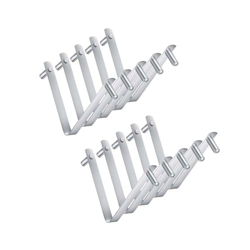 GKYQVE 5/10pcs Edelstahl Doppelstift Feder Feder Clip Pool Stangen Schmetterlingsklammern Für Spa Skimmer Netto Vakuumbürsten Sicherer Pool Netto Verriegelungsmechanismus von GKYQVE