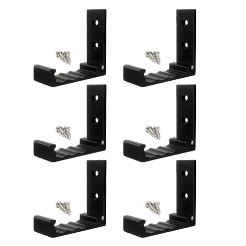 6 Pcs Aluminiumlegierung Klappstockhaken Wand Montiert Hochleistungsroben 6 Pcs Aluminiumlegierung Klappstockhaken Wand Montiert Hochleistungsroben von GKYQVE
