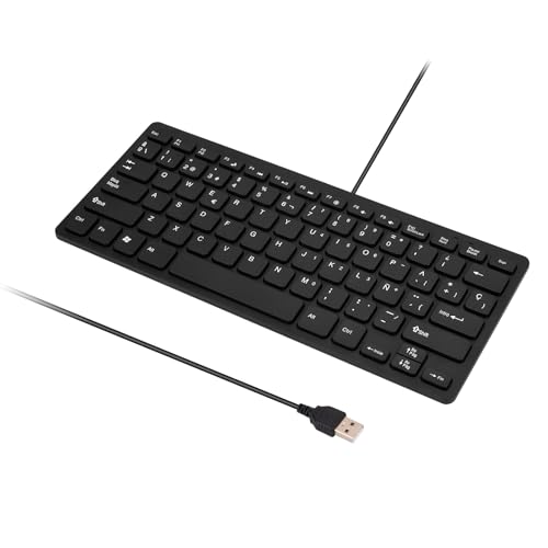 GKYQVE 78Keys Spanische Silent Tastaturen USB Cord Office Für Windows8 Computer USB Kabel von GKYQVE